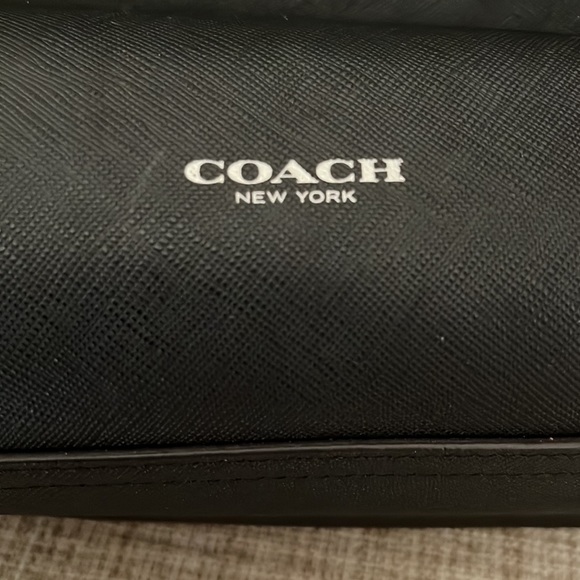 COACH Bleeker Riley saffiano large black leather purse, 30149, EUC - Picture 6 of 15